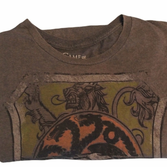 Game of Thrones grey short sleeve tee shirt M - Picture 2 of 7